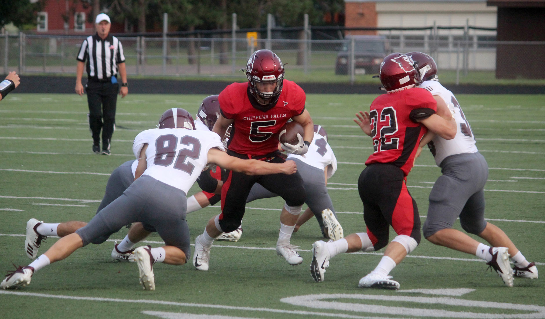 Holmen at Chi-Hi football 8-17-18